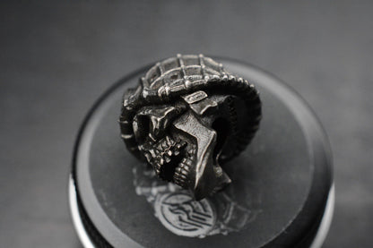 NEW Griffin Combat Dead Sergeant Sterling Silver Skull Bead - Hi Detail