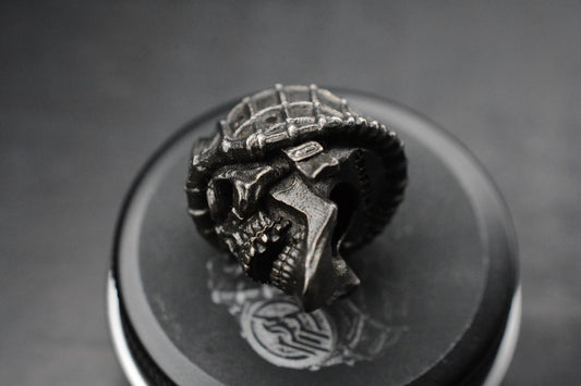 NEW Griffin Combat Dead Sergeant Sterling Silver Skull Bead - Hi Detail