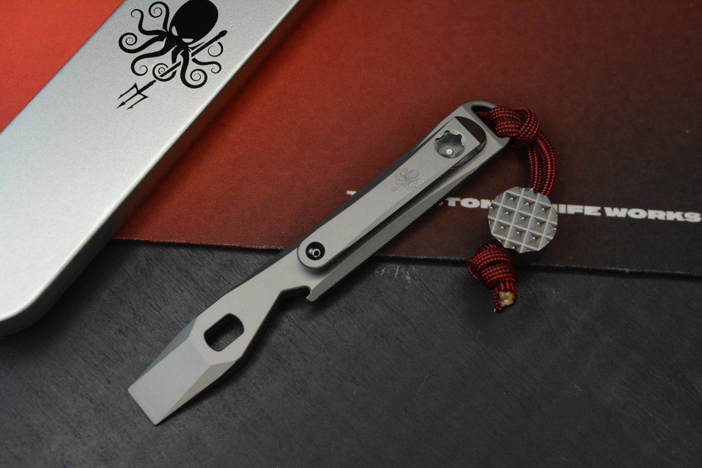 NEW Prometheus Design Werx SPD Kraken Ti Pry Bar w/ TKW Curator Bead
