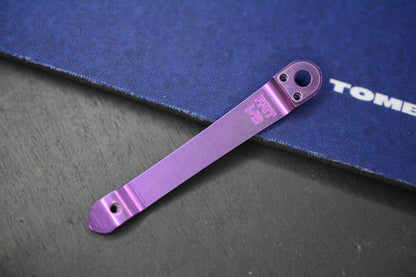 CUSTOM RGT V2 Purple Anodized Ti Pocket Clip For Chris Reeve Knives