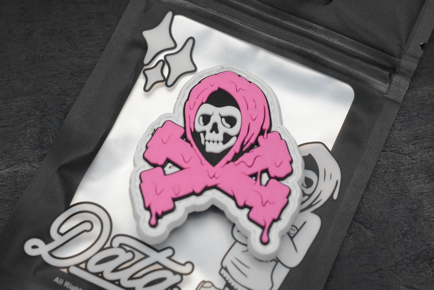 NEW Data Crew x Starko Pink Rubber Reaper Patch Re TAD PDW