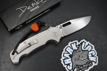 NEW Demko AD20 Full Size Textured Ti Magnacut Shark Lock USA MADE w/ Playge Bead