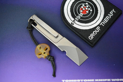 NEW Nice GuyMachine Co The Wraith - Titanium Pry Bar NGMCo w/ Ultem Necro Bead