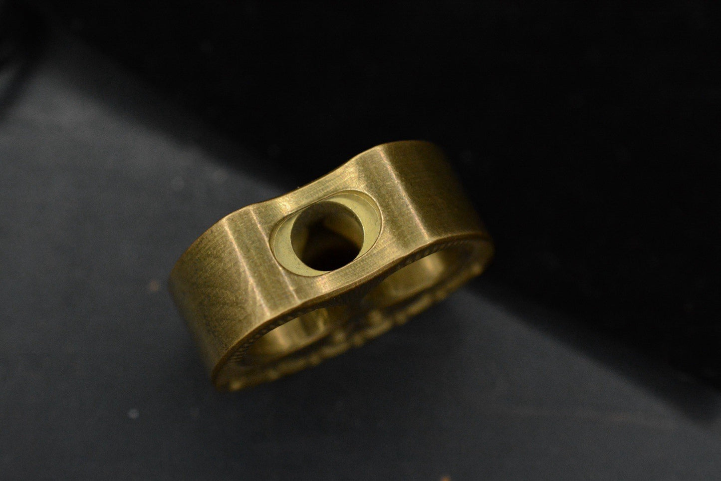 RARE ZF Designs XL Brass Jack o’ Lantern Bead / Sunburst Pattern Re Playge NGMCo