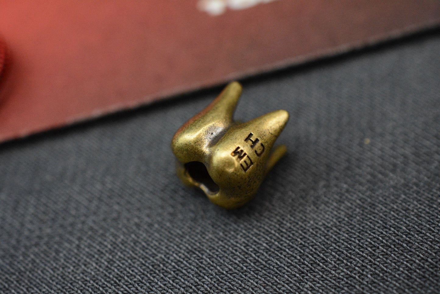 CUSTOM Royal Creations Full Patina Brass Molar Bead USA MADE