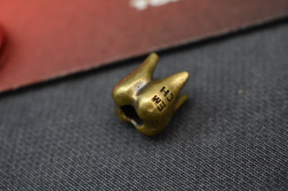 CUSTOM Royal Creations Full Patina Brass Molar Bead USA MADE