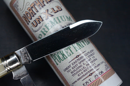 NEW Great Eastern Cutlery Northfield UN-X-LD Eureka Jack #92 Smooth Oiled Bone