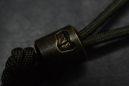 CUSTOM Cruz Design Inky EDC Brass -  Brick & Mortar Bead Re Playge Microtech