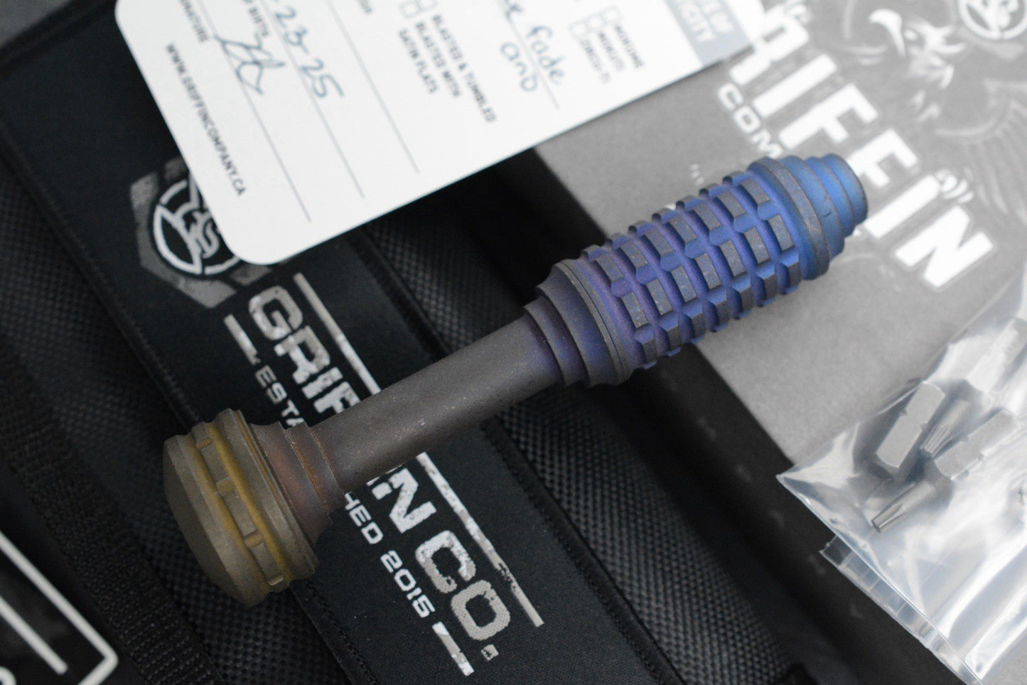 NEW Griffin Combat MKII Bit Driver - Bronze Blue Fade Ano Titanium Custom Finish