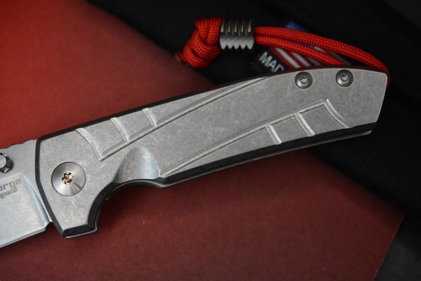 NEW Les George VECP Sweep - Magnacut Blade/ SW Texrured Ti w/ Radiator Bead