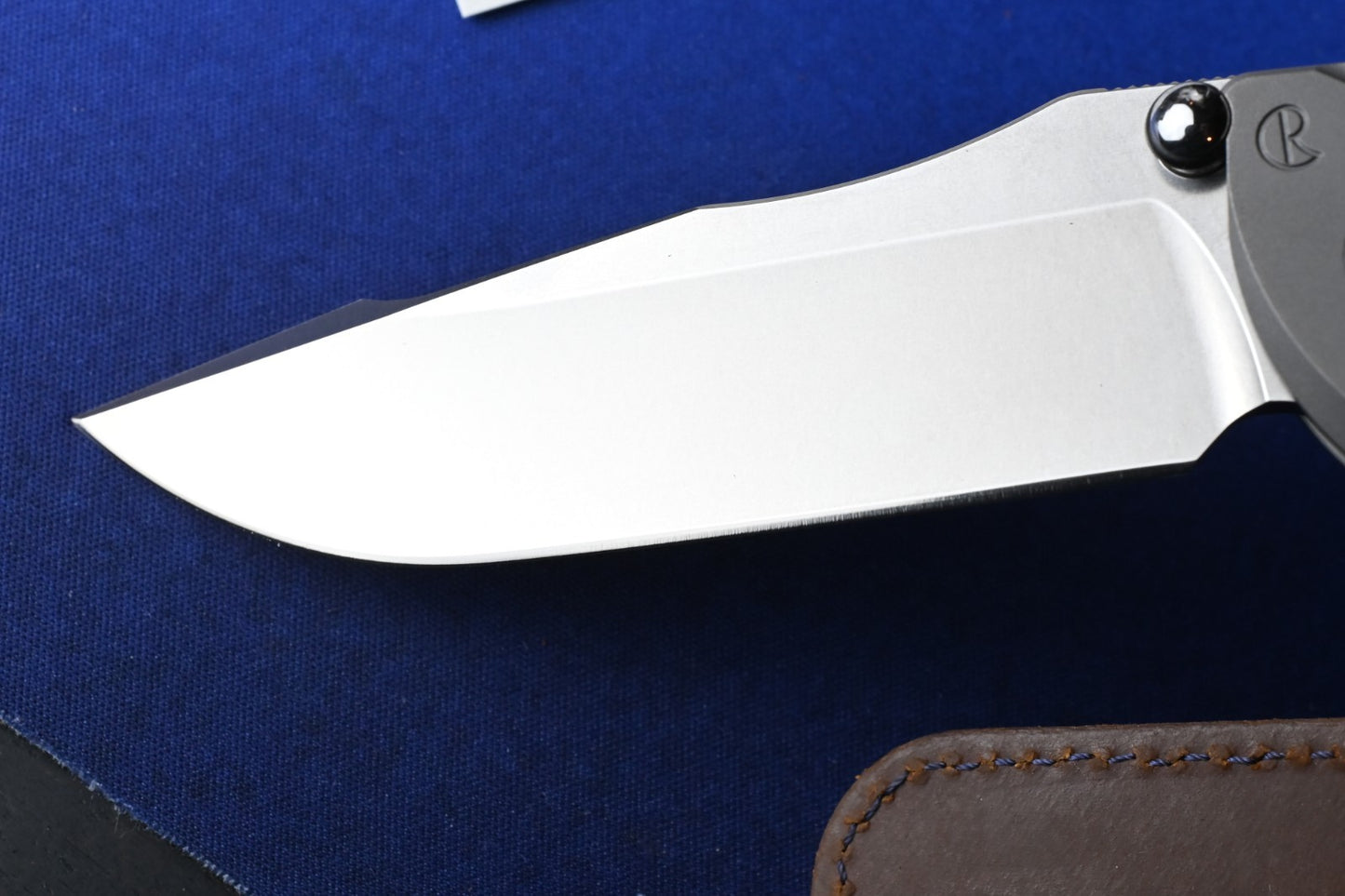 NEW Chris Reeve Umnumzaan - Glass Blasted / DP Magnacut w/ Custom Flag Clip