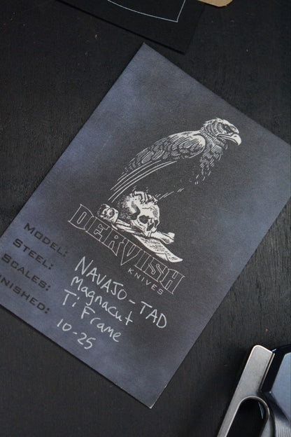 RARE Dervish x Triple Aught Navajo Triple Fuller Blue Ano - Magnacut w/ CMW Bead