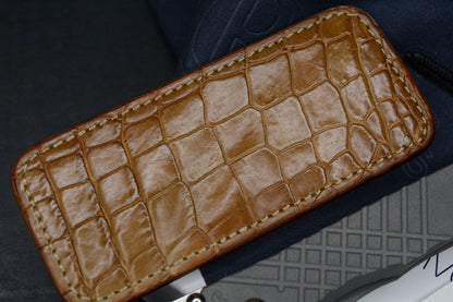 NEW Chris Reeve Umnumzaan Drop Point Magnacut Ti Hdle w/ Robertson Gator Sheath