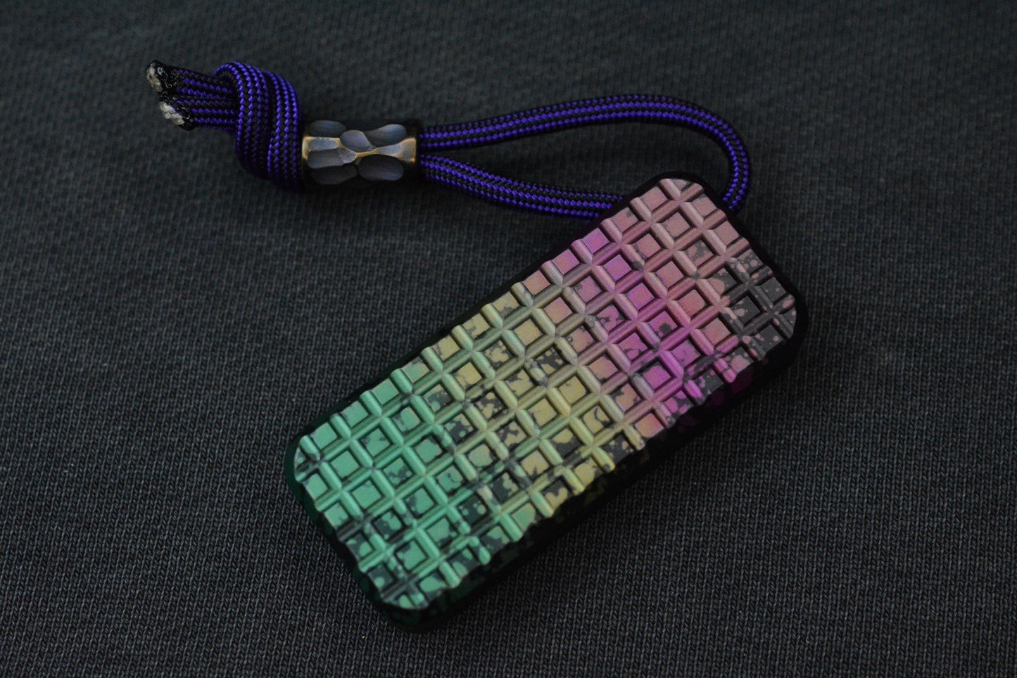 RARE Rivery MFG x Monkey Edge Frag Pattern - Gradient w/Custom Bead & MEFP Patch