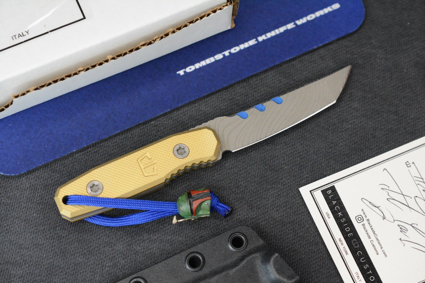 RARE BLACKSIDE Customs Kimura Covert w/ Brass Handles & Ghost Beskar