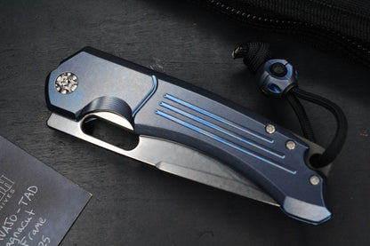 RARE Dervish x Triple Aught Navajo Triple Fuller Blue Ano - Magnacut w/ CMW Bead