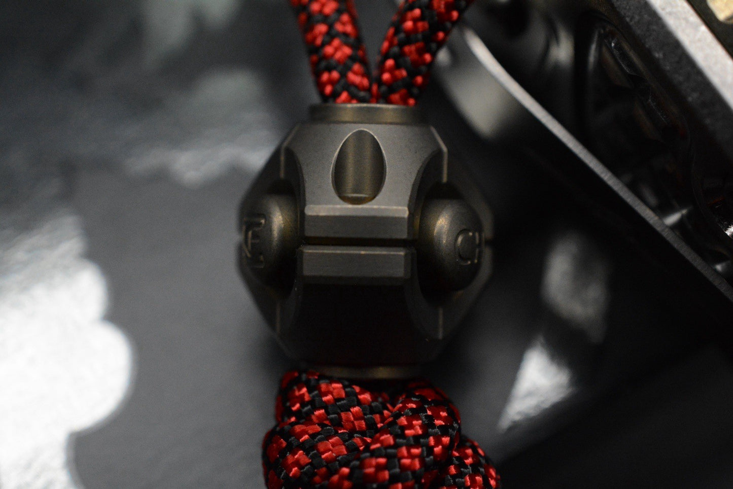 RARE Microtech MSI MINI - Ti Frag Handle/ Brz Accents w/John Wick Pack & CH Bead