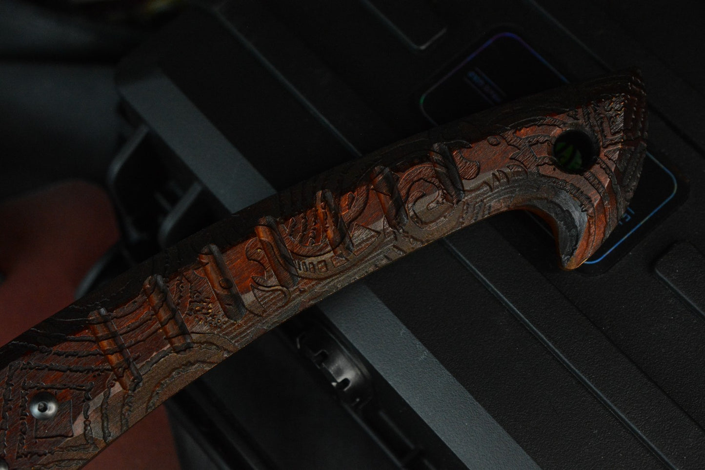 RARE RMJ Tactical x Monkey Edge Gold Point Ball Head War Club - Valhalla