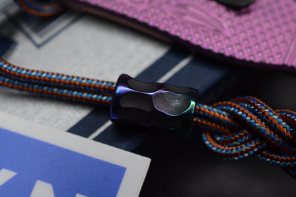 NEW Lynch NW x Jack Wolf Blade Capone - EXC Metallic Blurple Ano w/ Rocked Bead