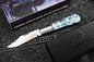NEW Jack Wolf Gateway Barlow - Abalone Handle/ Nickel Silver/ Sandvik 14C28N