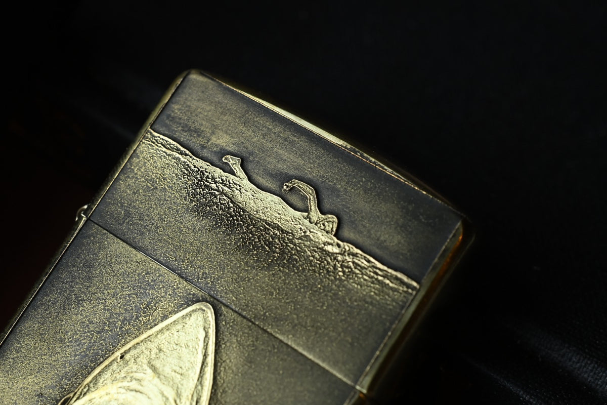 RARE CUSTOM ZIPPO x JAWS - Brass Lighter