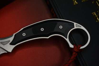 RARE Microtech x Bastinelli Iconic Fixed Blade - Black G10 / SW LOW SN 012