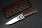 RARE Gerber Paul Knife 2PW Cocobolo Wood Handles w/ Robertson Gator Sheath
