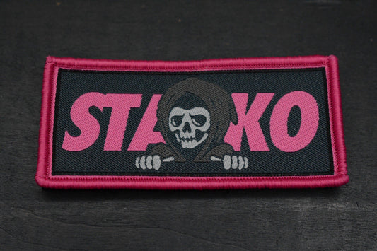 NEW Data Crew x Starko - Pink Embroidered Reaper Patch Re Playge
