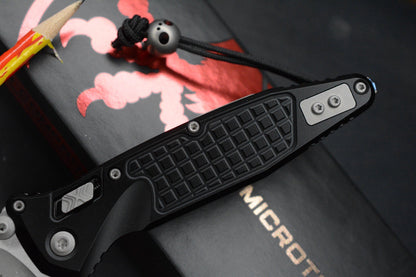 NEW Microtech Socom Elite RAM-LOK Black Aluminum Frag/ M390 w/ Bead & Extras