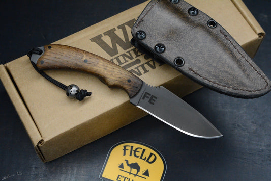 RARE++ Winkler x Houin Field Ethos Sweet T White Oak Handle / DP 3.5”w/ Ti Bead