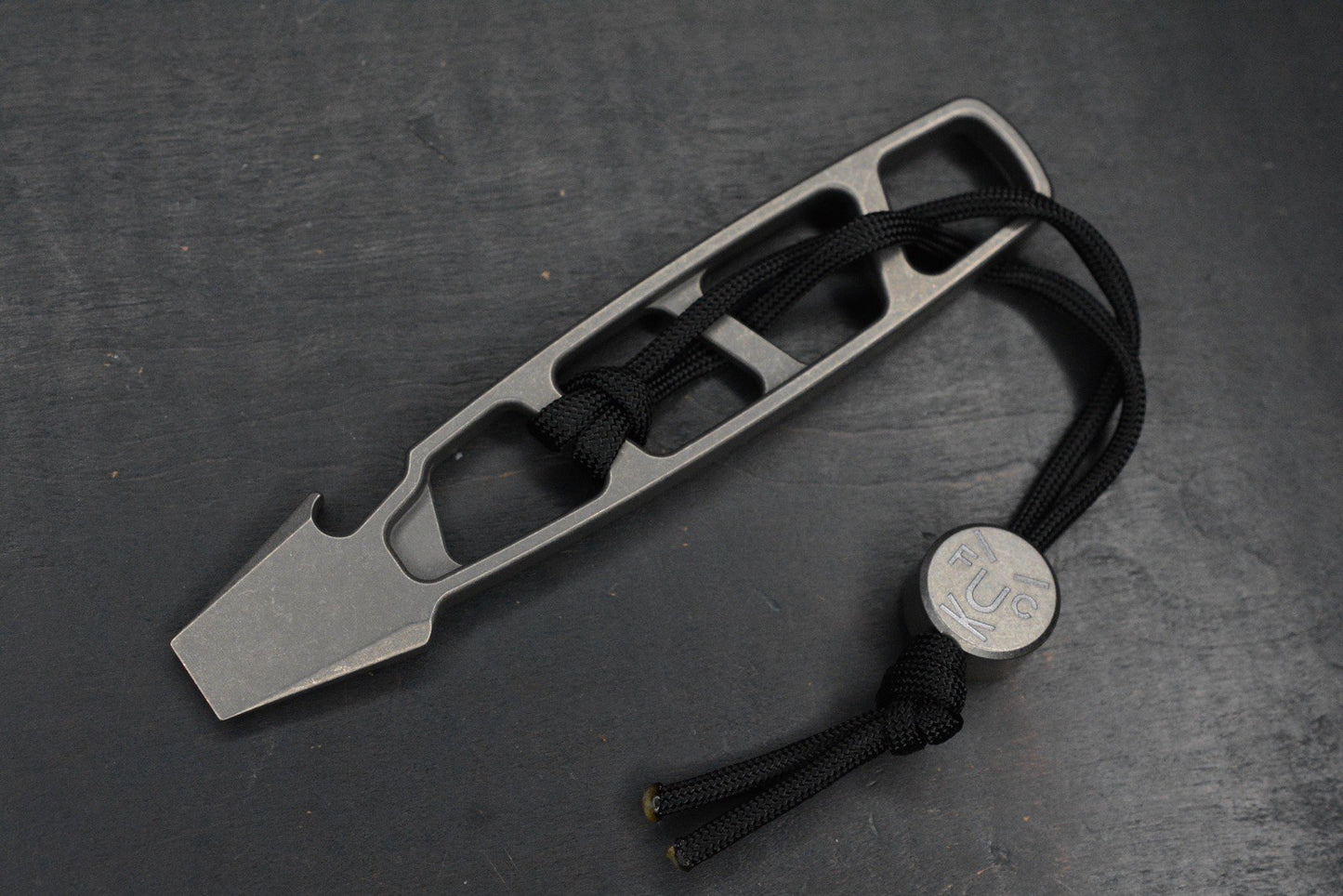 NEW Nice Guy Machine Co Barkeep’s Liberation Tool /Last Call Ti Pry w/ FF Bead