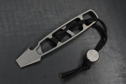 NEW Nice Guy Machine Co Barkeep’s Liberation Tool /Last Call Ti Pry w/ FF Bead
