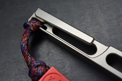 NEW Nice Guy Machine Co Side Piece Ti Pry w/ TKW Frankart Bead NGMCo