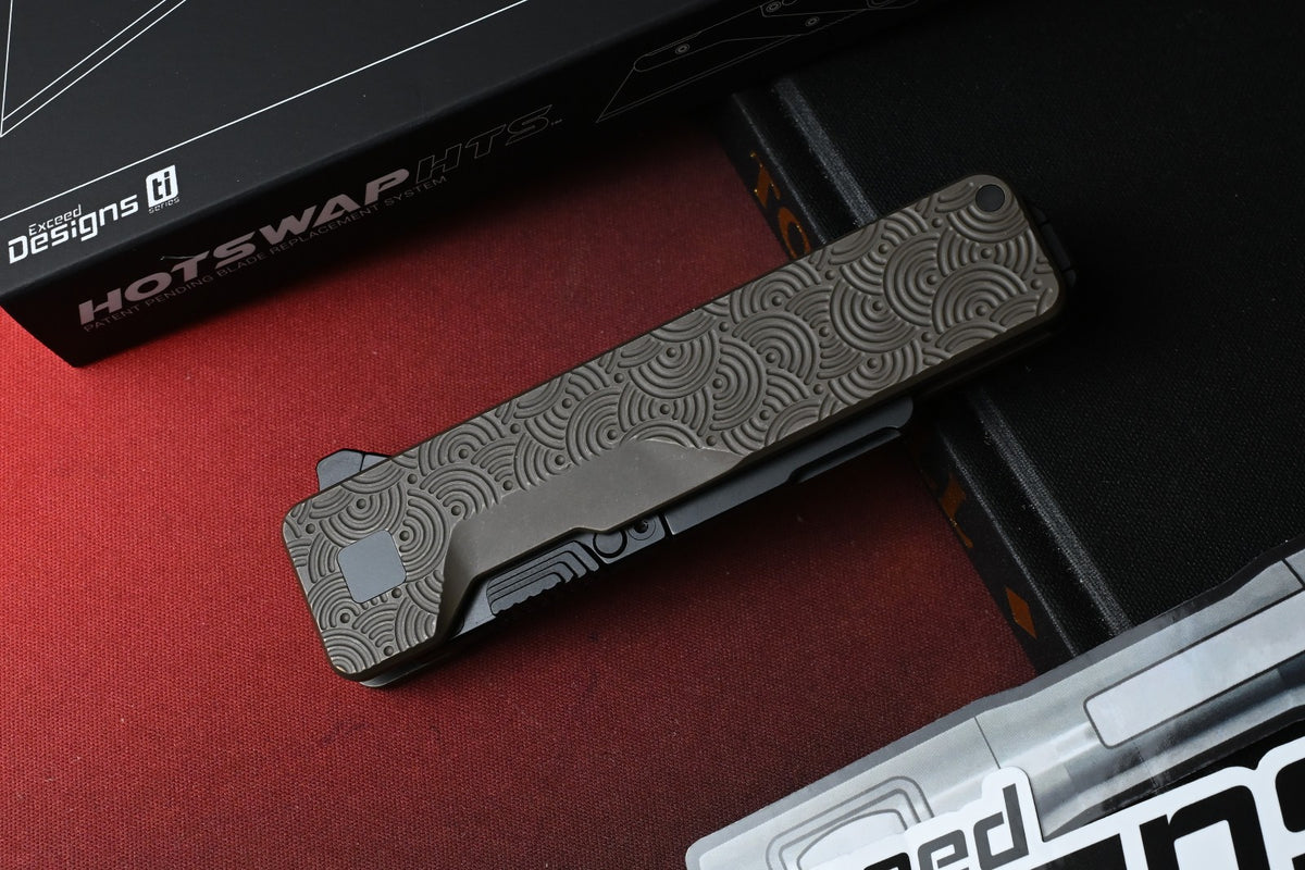 NEW Exceed Designs x Urban EDC TiRant Ultra - Bronze Ti Chaos Seigahai Skiff