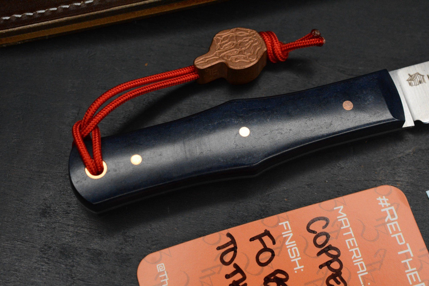 NEW Jack Wolf x LT Wright Vampire Hunter /Blue Canyon Richlite /AEB-L USA MADE