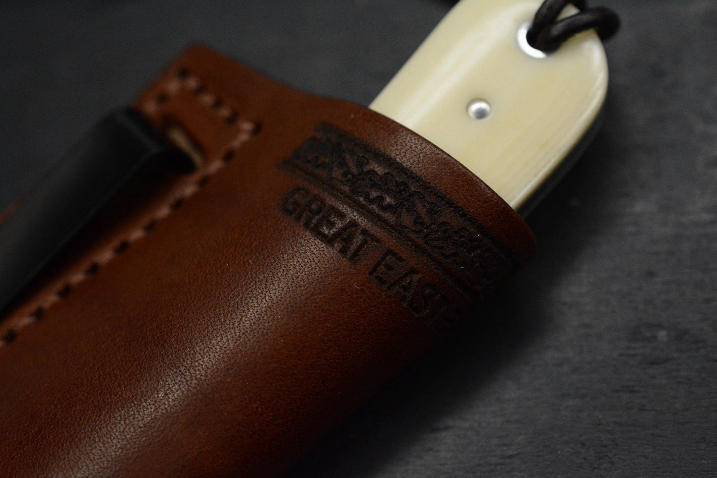 NEW Great Eastern Cutlery #P74525 Northfield Ivory Linen Micarta Pocket Fixie