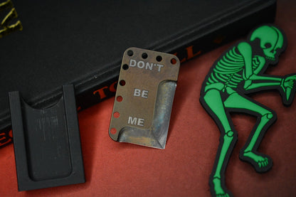 RARE Eds Manifesto x Turner CNC Chiclet Razor - Don’t Be Me w/ Sneakreaper Patch