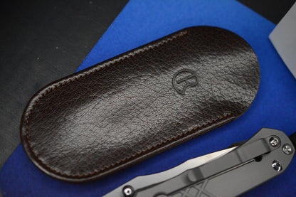 NEW Chris Reeve Umnumzaan - Glass Blasted / DP Magnacut w/ Custom Flag Clip