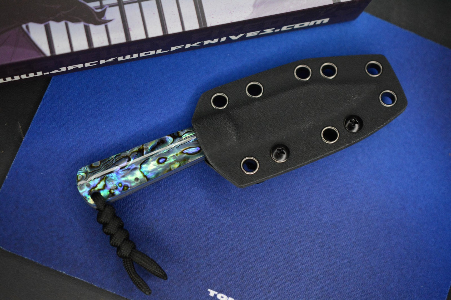 NEW Jack Wolf Gateway FixEDC - Abalone / Hollow Ground 1428CN / Nickel Silver