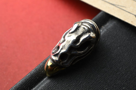 RARE Starlingear Buzzard - Silver / Brass Lanyard Bead w/ COA Re Steel Flame