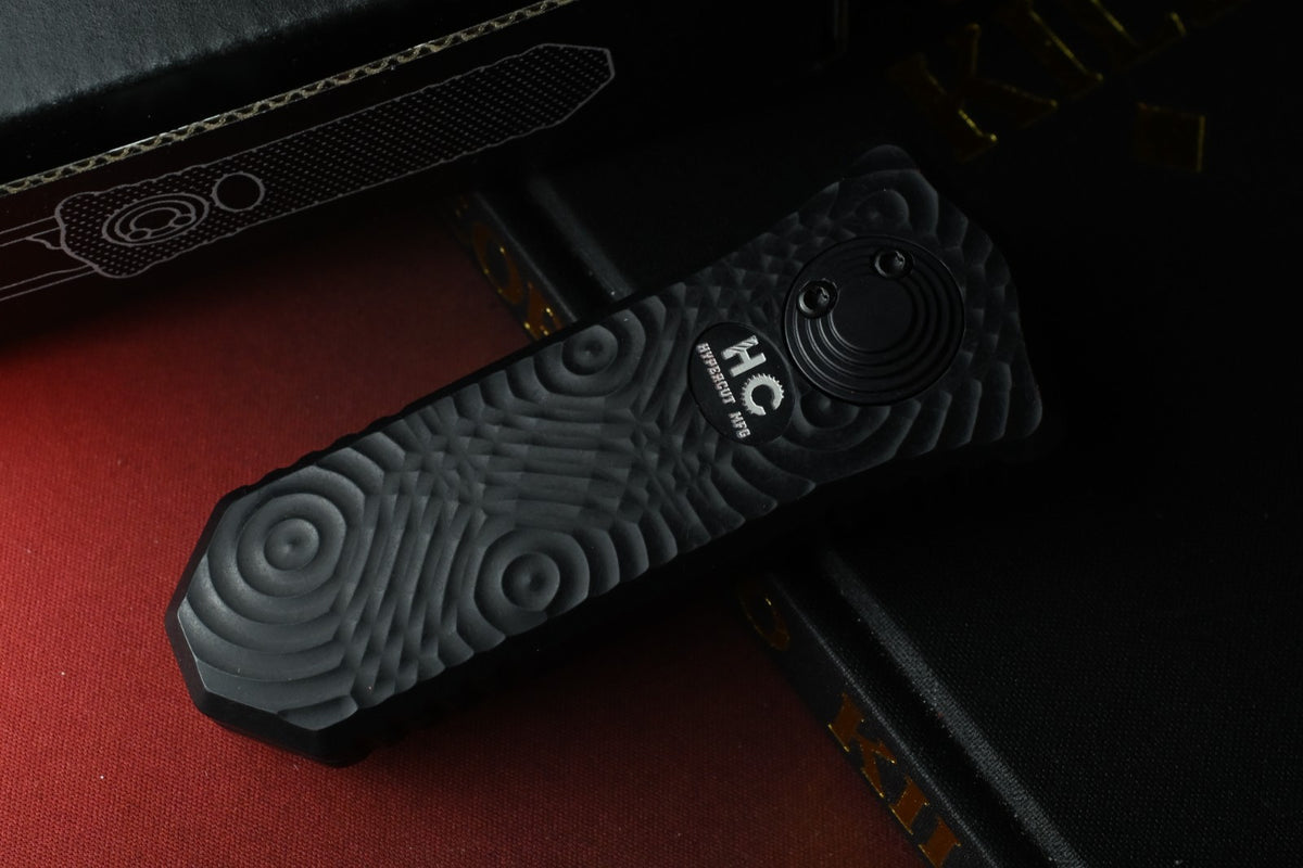 NEW Hypercut Oracle Razor Knife - Black Starburst Aluminum / Stonewashed