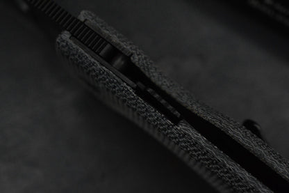 NEW Spyderco Shaman Grey Micarta Black DLC M390 Drop Point  w/ Poison Bead