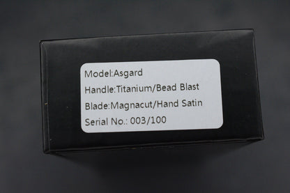 RARE Dalibor Bergam Asgard Integral Ti Handle/ Magnacut 1st Production Run SN 03