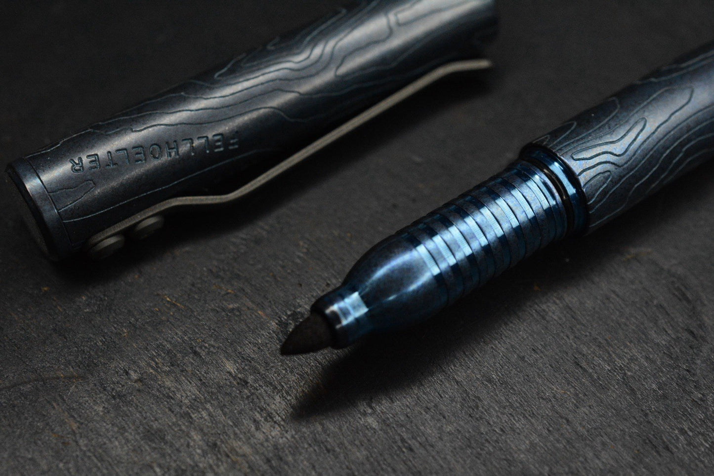 RARE Fellhoelter x Triple Aught Design M22 Pen/ Felt Tip Ti Ano Stone Design