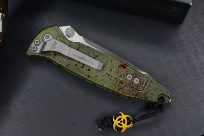 NEW Microtech SOCOM Elite T/E Full Serr Outbreak w/ Fallout Patch Pack & Bead