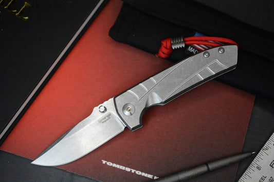 NEW Les George VECP Sweep - Magnacut Blade/ SW Texrured Ti w/ Radiator Bead