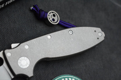 NEW Demko AD20 Shark-A-Tac - MagnaCut Stonewash / Smooth Ti w/ Spike GB & Bead