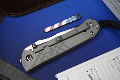 NEW Chris Reeve Umnumzaan - Glass Blasted / DP Magnacut w/ Custom Flag Clip