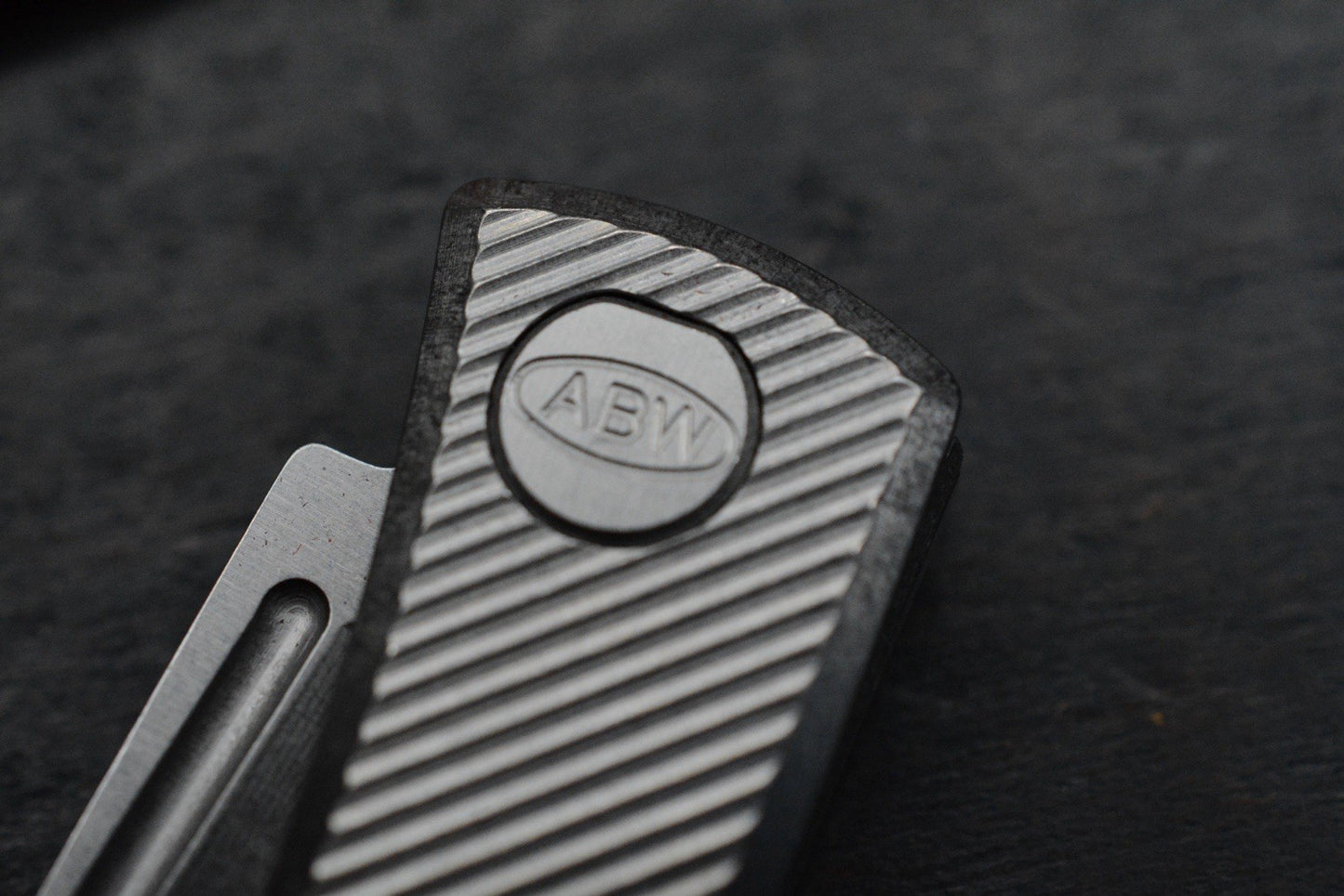NEW American Blade Works Slipjoint - 45 Degree Milled Ti Hdle / MagnaCut DLT EXC