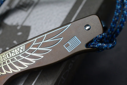 NEW Lynch Northwest V2.7 Double Wing Makers Choice Ano Pry w/ Custom Bead & COA